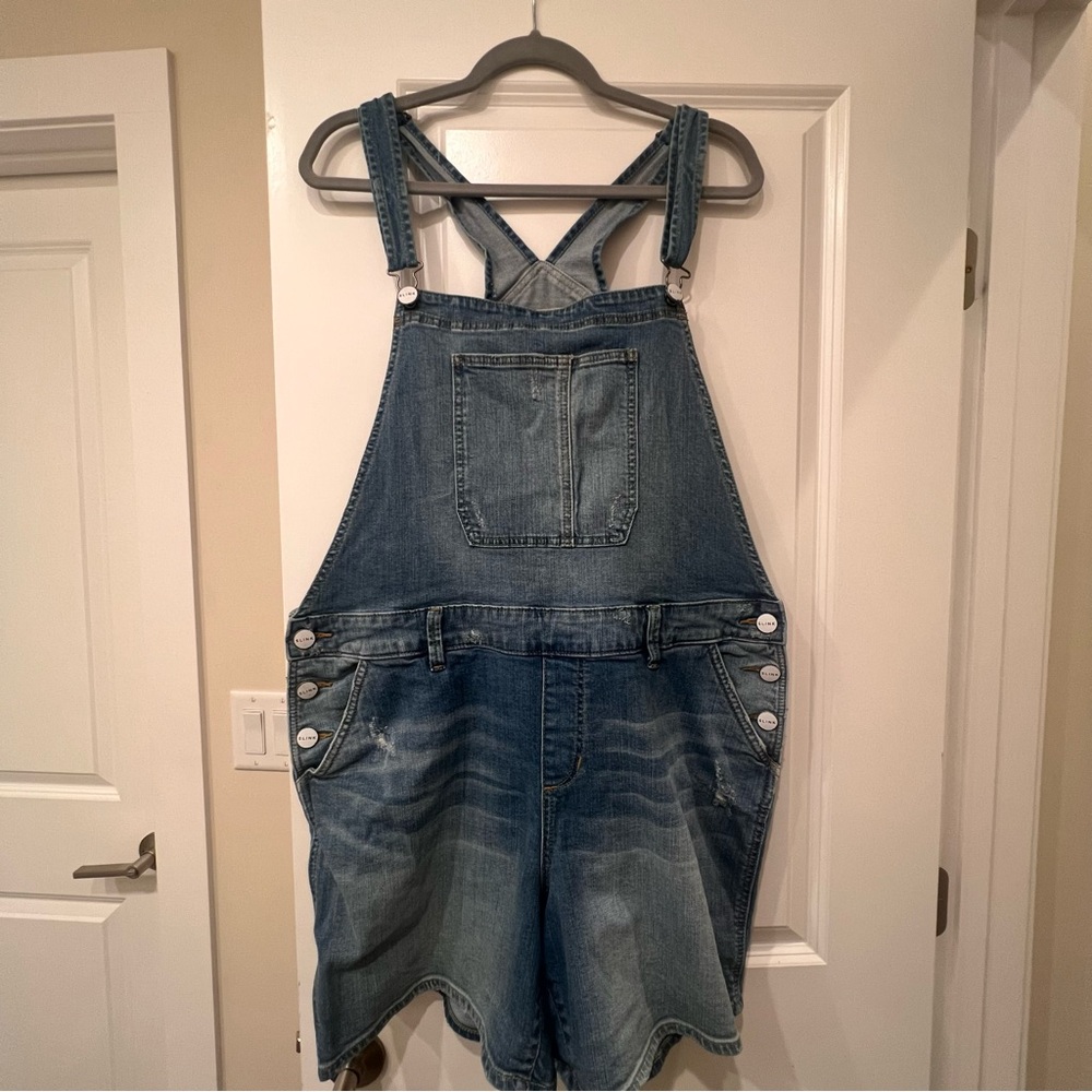 Slink‎ Jeans Denim Overall Shorts